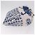 Borsa a coulisse LOEWE William De Morgan Canvas Blue Auth BA14014M - vista 3