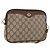 GUCCI GG Supreme Schultertasche PVC Beige Gold 56 02 068 Auth 190535 Golden