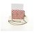 Portafoglio con catena Christian Dior in pelle rosso oro Auth 190495M D'oro - vista 12
