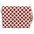 Portafoglio con catena Christian Dior in pelle rosso oro Auth 190495M D'oro - vista 13