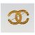 Spilla Lava CHANEL Metallo Tonalità Oro CC Auth BA14046V - vista 3