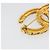 Spilla Lava CHANEL Metallo Tonalità Oro CC Auth BA14046V - vista 4