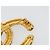 Spilla Lava CHANEL Metallo Tonalità Oro CC Auth BA14046V - vista 5