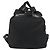 Zaino PRADA Nylon Nero Argento Auth 188504 - vista 2
