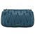Borsa a Spalla Miu Miu Matelasse in Pelle Blu con Catena Oro Autentica 191596A - vista 2