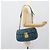 Borsa a Spalla Miu Miu Matelasse in Pelle Blu con Catena Oro Autentica 191596A - vista 26