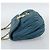 Borsa a Spalla Miu Miu Matelasse in Pelle Blu con Catena Oro Autentica 191596A - vista 3