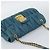 Borsa a Spalla Miu Miu Matelasse in Pelle Blu con Catena Oro Autentica 191596A - vista 6