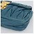 Borsa a Spalla Miu Miu Matelasse in Pelle Blu con Catena Oro Autentica 191596A - vista 8