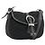 Borsa a tracolla Christian Dior Trotter Canvas Nera Argento Autentica 186592A Nero
