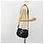 Borsa a tracolla Christian Dior Trotter Canvas Nera Argento Autentica 186592A Nero - vista 24