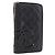 CHANEL Cambon Line Long Wallet Lamb Skin Black CC Auth bs36030 Nero