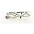 Spilla CHANEL Metallo Argento CC Auth bs35760M - vista 14