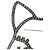 Spilla CHANEL Metallo Argento CC Auth bs35760M - vista 3