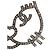 Spilla CHANEL Metallo Argento CC Auth bs35760M - vista 6