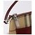 Pochette BURBERRY Nova Check in PVC e pelle Beige Argento Auth 190965A - vista 10