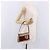 Pochette BURBERRY Nova Check in PVC e pelle Beige Argento Auth 190965A - vista 22