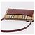 Pochette BURBERRY Nova Check in PVC e pelle Beige Argento Auth 190965A - vista 6
