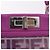 Borsa a mano FENDI Zucca Canvas Vinile Pelle 2way Viola Argento Auth mr2679A Porpora - vista 18