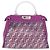 Borsa a mano FENDI Zucca Canvas Vinile Pelle 2way Viola Argento Auth mr2679A Porpora - vista 2