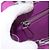 Borsa a mano FENDI Zucca Canvas Vinile Pelle 2way Viola Argento Auth mr2679A Porpora - vista 25