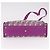 Borsa a mano FENDI Zucca Canvas Vinile Pelle 2way Viola Argento Auth mr2679A Porpora - vista 5