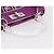 Borsa a mano FENDI Zucca Canvas Vinile Pelle 2way Viola Argento Auth mr2679A Porpora - vista 7