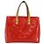LOUIS VUITTON Monogram Vernis Reade PM Hand Bag Rouge M91088 LV Auth BA14001 Rosso - vista 13