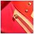 LOUIS VUITTON Monogram Vernis Reade PM Hand Bag Rouge M91088 LV Auth BA14001 Rosso - vista 23