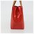 LOUIS VUITTON Monogram Vernis Reade PM Hand Bag Rouge M91088 LV Auth BA14001 Rosso - vista 3