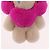 LOUIS VUITTON Vivienne Vison Christmas Key Holder Fur Pink M00870 Auth BA14035M - vista 3