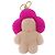 LOUIS VUITTON Vivienne Vison Christmas Key Holder Fur Pink M00870 Auth BA14035M - vista 6