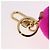 LOUIS VUITTON Vivienne Vison Christmas Key Holder Fur Pink M00870 Auth BA14035M - vista 9