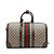 Gucci Borsa Ophidia Boston in pelle e tela GG Supreme marrone - vista 2