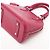 Louis Vuitton Borsa a mano Alma BB in pelle Epi Cherry Red Rosso - vista 3