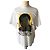 Comme Des Garcons Camiseta de algodón blanca con estampado de Muhammad Ali Negro Blanco Dorado