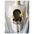 Comme Des Garcons Camiseta de algodón blanca con estampado de Muhammad Ali Negro Blanco Dorado - vista 2