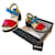 Sandali platform multicolore Jil Sander Navy Nero Bianco Rosso Blu Giallo