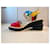Sandali platform multicolore Jil Sander Navy Nero Bianco Rosso Blu Giallo - vista 8