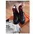 Hermès Stivaletti Pyrénées Uomo in pelle di vitello Nero Rosso - vista 2