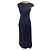 Yohji Yamamoto Etuikleid in Navy Blau Dunkelblau - Ansicht 7