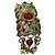 Bracciale Guy Laroche Stile Bizantino Dorato con Cabochon Rossi Rosso D'oro