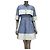 Timeless Chanel Blaues Kleid mit Cape – Spring 2013 Kollektion – Sz. 36 Gebraucht