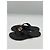 Gucci Guccissima Leder-Sandalen Schwarz mit Interlocking G - Ansicht 3