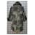 Marc Jacobs Abrigo Patchwork con Cuello de Piel Sintética Castaño Negro Multicolor Gris - vista 4