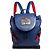 Zaino Explorafunk in pelle e gomma blu/rosso Christian Louboutin Nero