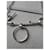 Hermès Mors de Bride Silver Necklace Silvery  - view 12