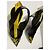 Décolleté slingback Louis Vuitton Stephen Sprouse Graphics Graffiti in vernice nero 38 Giallo - vista 12