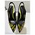 Décolleté slingback Louis Vuitton Stephen Sprouse Graphics Graffiti in vernice nero 38 Giallo - vista 4