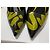 Décolleté slingback Louis Vuitton Stephen Sprouse Graphics Graffiti in vernice nero 38 Giallo - vista 6